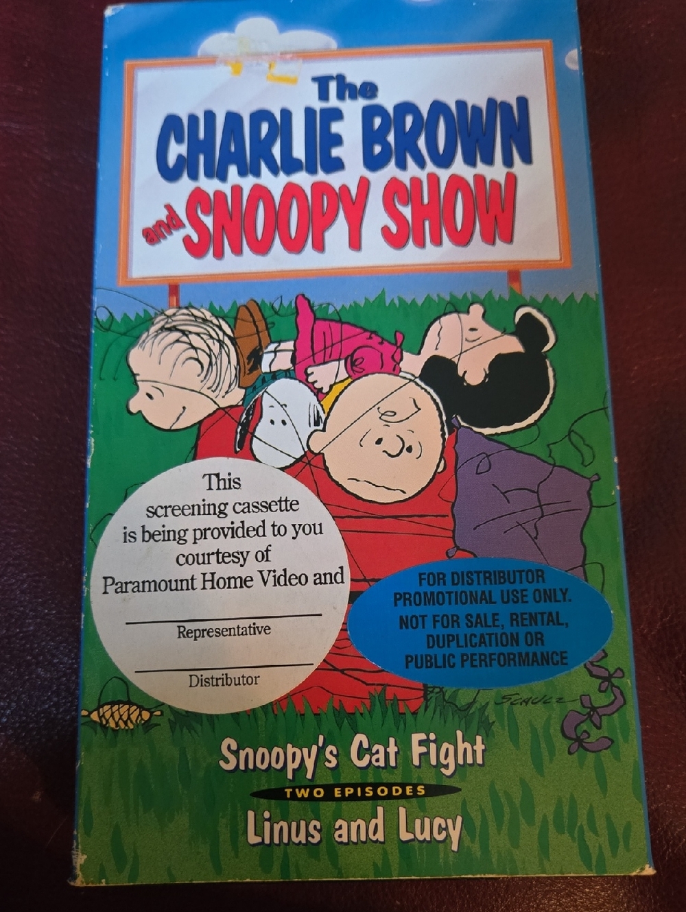 The Charlie Brown and Snoopy Show VHS - Blue/Green/Red Cover
